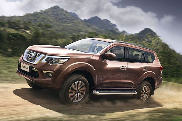 Nissan Terra 2020 on the road