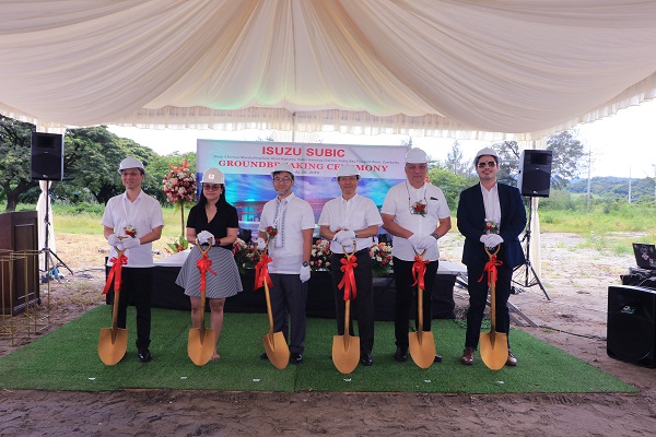 Isuzu Philippines starts their work on a new dealership in Subic