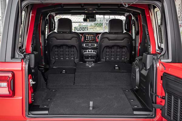 Jeep Wrangler Unlimited Luggage Space