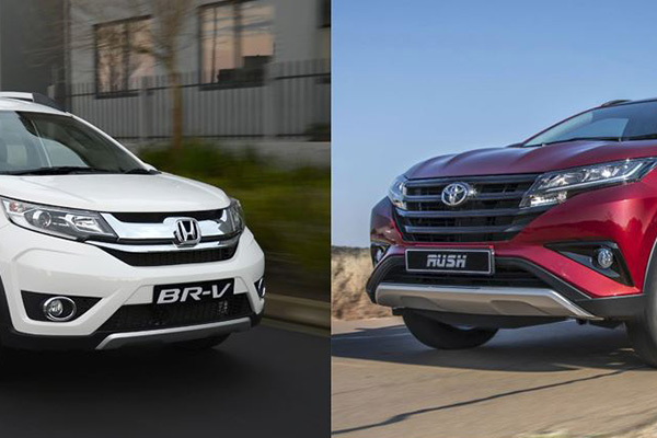 Toyota Rush vs Honda BRV Comparison of specs, features, price & more