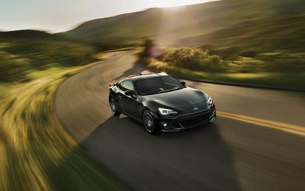 A picture of the 2019 Subaru BRZ on a track