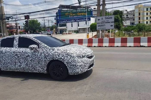 A picture of the 2020 Honda City in thailand