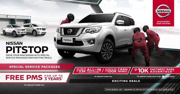 Nissan Philippines Offers 3 Year Pms As Part Of Their Pitstop Promo