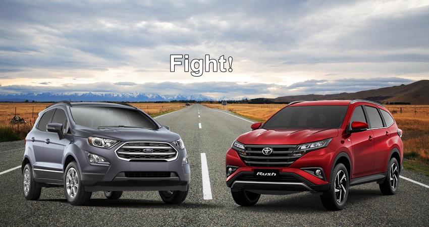 Toyota Rush vs Ford Ecosport: The battle of the compact SUVs!