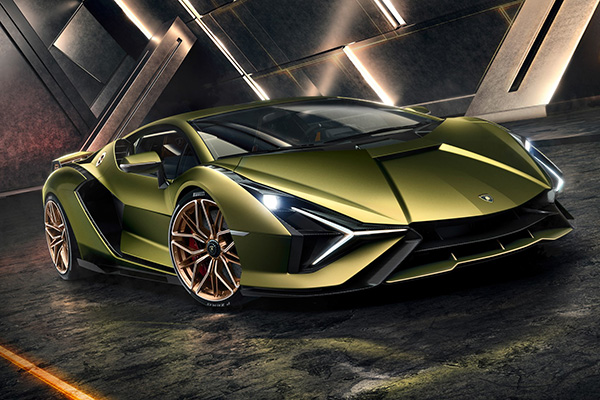 Take a first look at the Lamborghini Sian, the brand's first hybrid car
