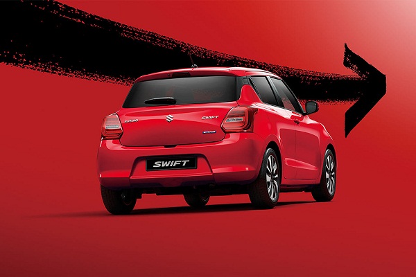 2020 Suzuki Swift rear view