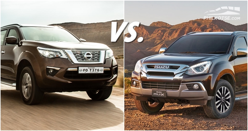 Nissan Terra vs Isuzu Mu-X: Battle of the macho SUVs!