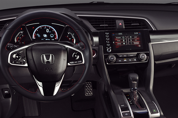 A picture of the 2019 Honda Civic's interior