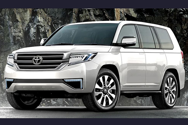 A picture of a 2020 Toyota Land Cruiser fan concept