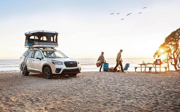 Subaru Forester 2020 on the family trip