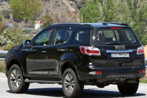 Chevrolet Trailblazer prototype doing road tests