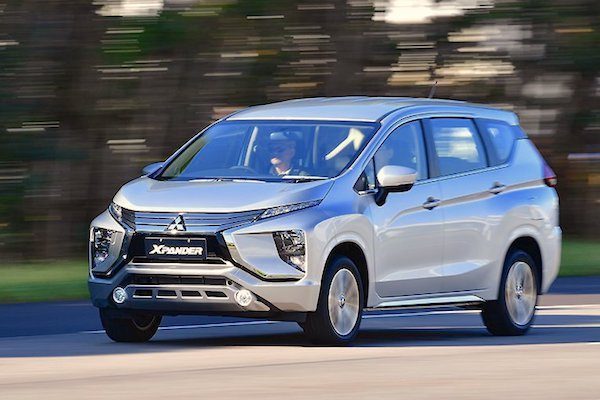 Mitsubishi XPander running on the highway