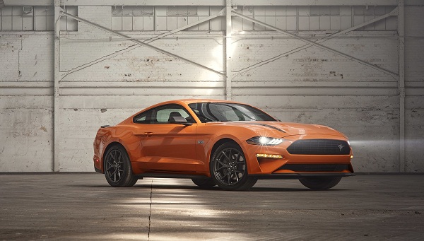A front shot of the 2020 Mustang