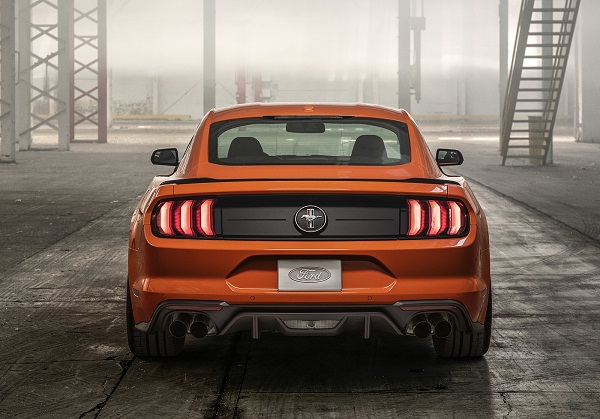 A picture of the rear of the 2020 Mustang Ecosport 2.3 L Ecoboost