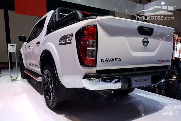 A picture of the rear of the Navara N-Warrior