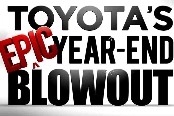 Drive home a Vios for free with Toyota's EPIC year-end blowout!