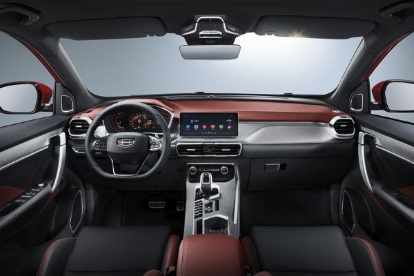 Check out the Coolray's hyper modern dash A picture of the Coolray's interior