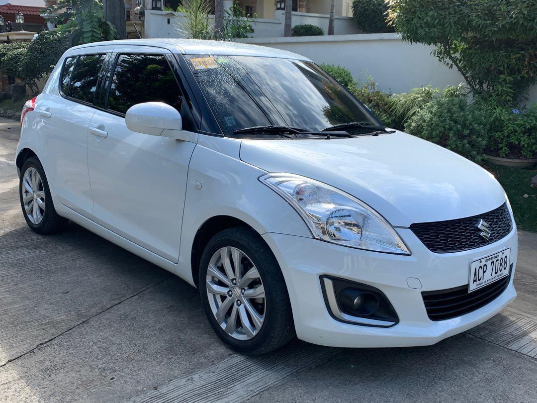 Pearl White Suzuki Swift 2015 for sale in Manila 755144