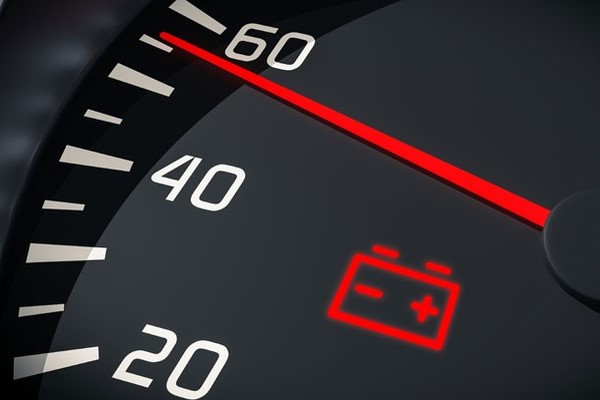 car battery indicator light on car battery indicator light on
