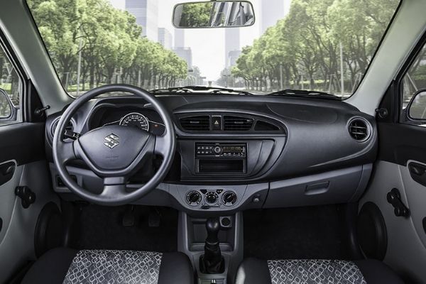 A picture of the Alto's interior