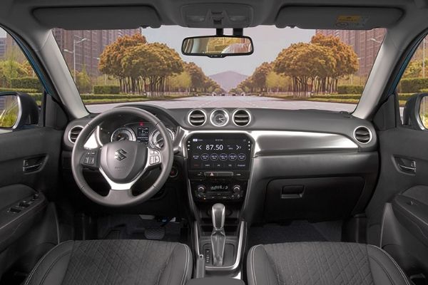 A picture of the Vitara's dashboard