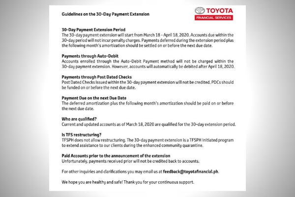 Can I Defer A Car Payment With Toyota Financial - Payment Poin