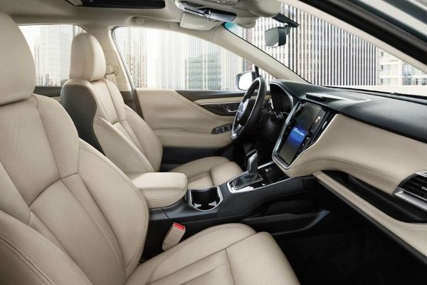 A lot of people are still drawn to the Legacy's very comfortable interior A picture of the 2020 Subaru Legacy's interior