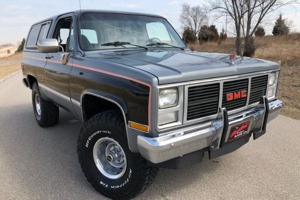 A 1988 GMC Jimmy High Sierra Classic