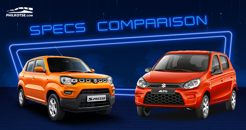 2020 Suzuki S-Presso vs Alto Comparison: Spec Sheet Battle