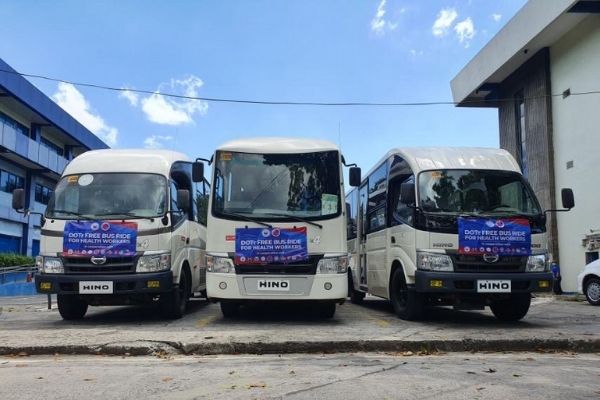 Hino PH provides shuttle services through partnership with DOTr