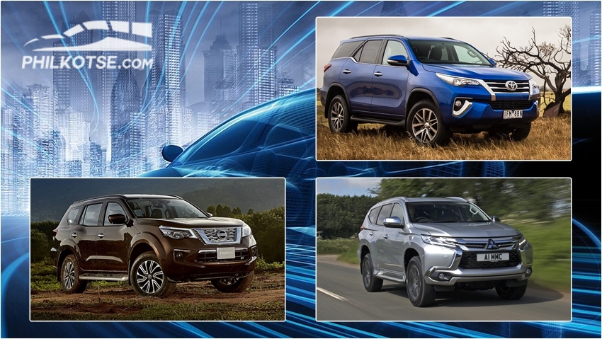 Nissan Terra vs Fortuner vs Montero Sport: Mid-size SUV threesome