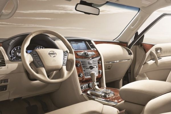 Want to feel in charge? Try getting on the Patrol Royale's driver's seat A picture of the interior of the Patrol Royale highlighting the dashboard