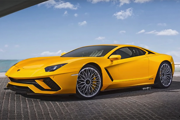 Does a front-engine Lamborghini Aventador tickle your fancy?