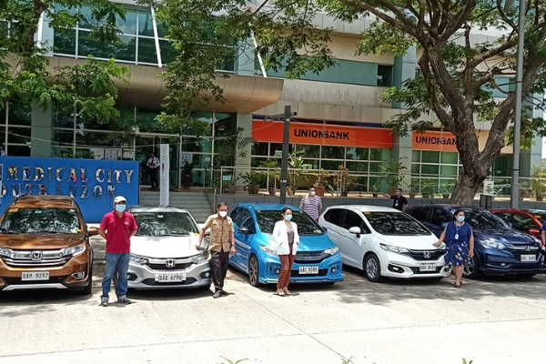 15 Honda cars lent out to medical frontliners in Laguna, Cavite