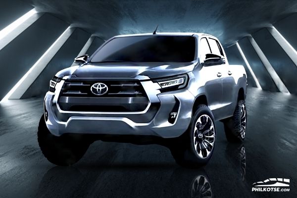 2021 Toyota Hilux facelift rendering shows better view of new face