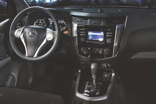 A picture of the Nissan Navara's interior