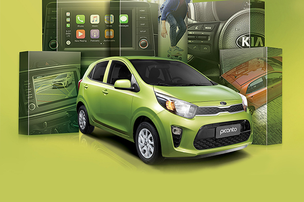 Need a car for mobility? Drive home a Kia Picanto for P21k this month