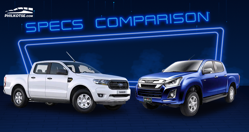 2020 Ford Ranger vs Isuzu D-Max Base Variant Specs Comparison