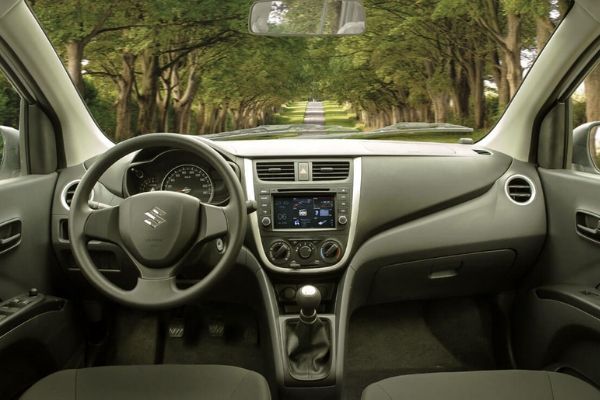 A picture of the interior of the Celerio