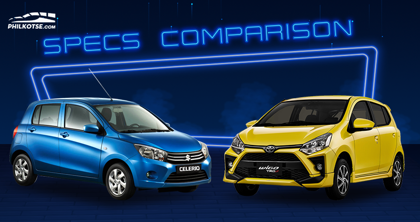 2020 Toyota Wigo vs Suzuki Celerio Comparison: Spec Sheet battle