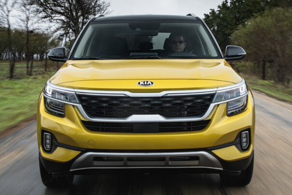 Kia Seltos front Kia Seltos front