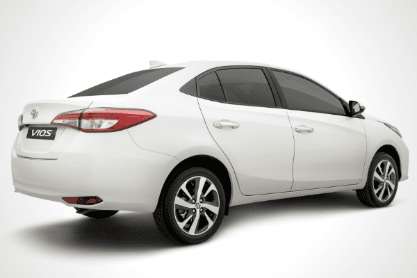 Side of the 2020 Toyota Vios
