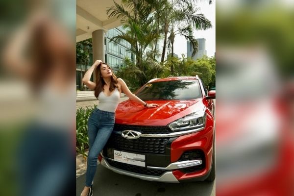 Phoemela Baranda flaunts red Chery crossover as the brand’s new ambassador