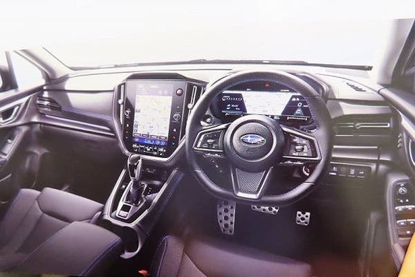 2021 Subaru Levorg leaked interior images hint massive touchscreen display