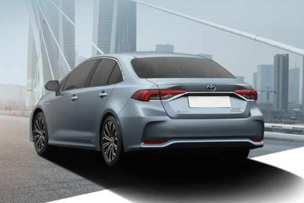 Toyota Corolla Altis Hybrid Rear Toyota Corolla Altis Hybrid