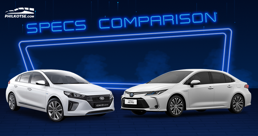 2020 Hyundai Ioniq vs Toyota Corolla Altis Comparison: Spec Sheet Battle