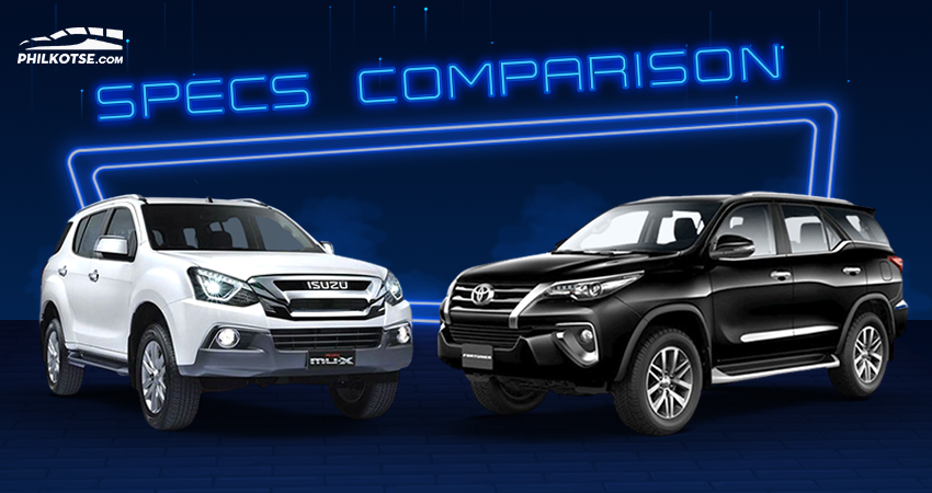 Toyota Fortuner V 4x4 AT vs Isuzu mu-X LS-A 4x4 AT: Which is better?