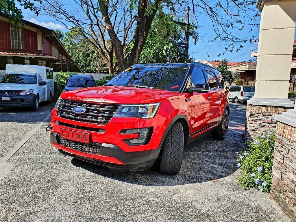 Red Ford Explorer 2017 SUV / MPV for sale in Quezon City 773284