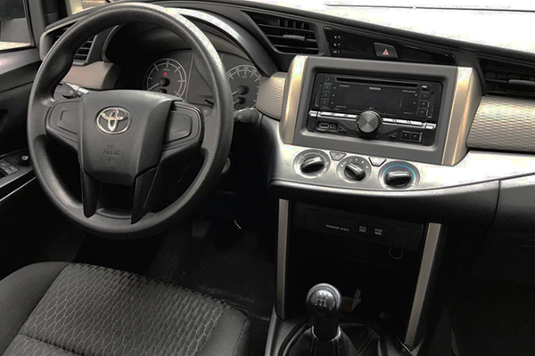 A picture of the interior of the Innova J.