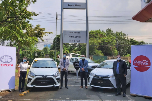  Coca-Cola Philippines chooses Toyota vehicles for its personnel